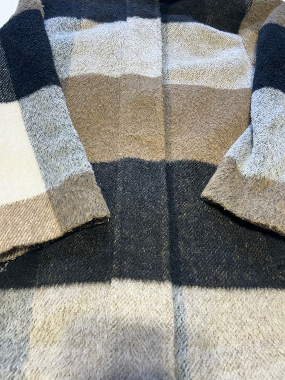JOE Fresh Hooded Plaid Coat - Picture 2 of 5